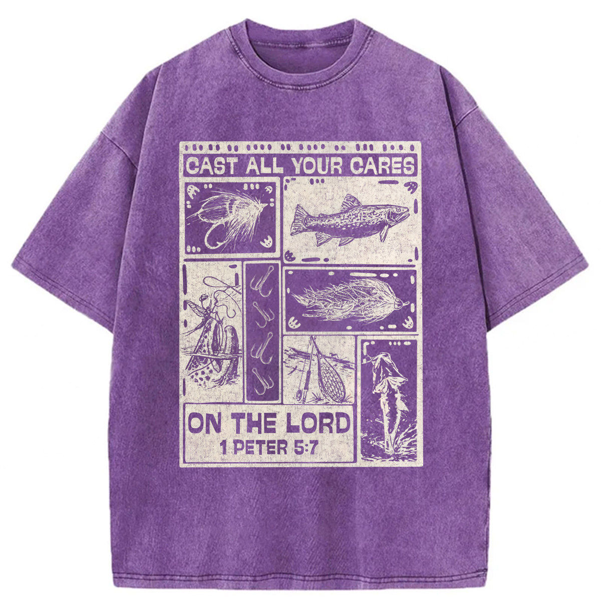 Tokyoviva Christian Fishing Washed T-shirt