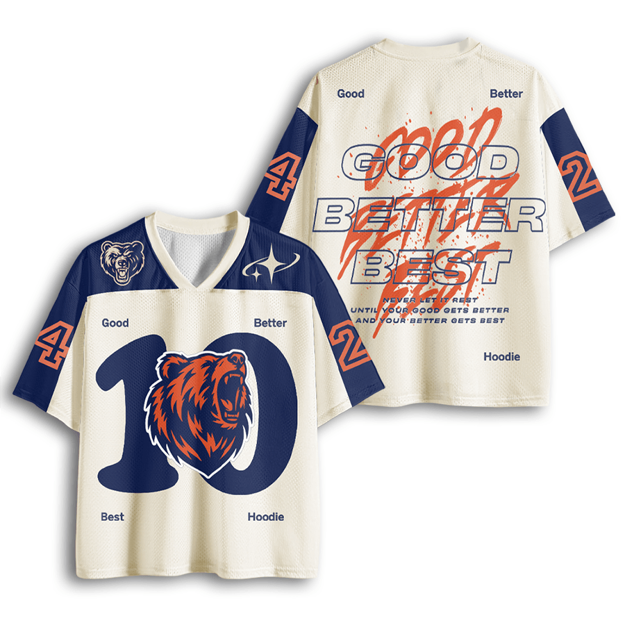 Baddiecat Good Better Best Unisex Mesh Jersey