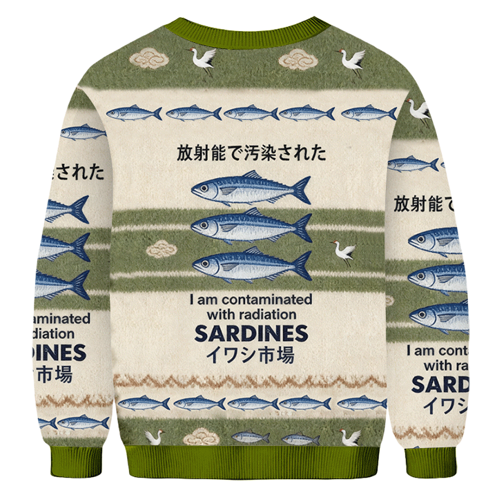 Baddiecat The Fish I Am Contaminated With Radiation Ugly Sweatshirt