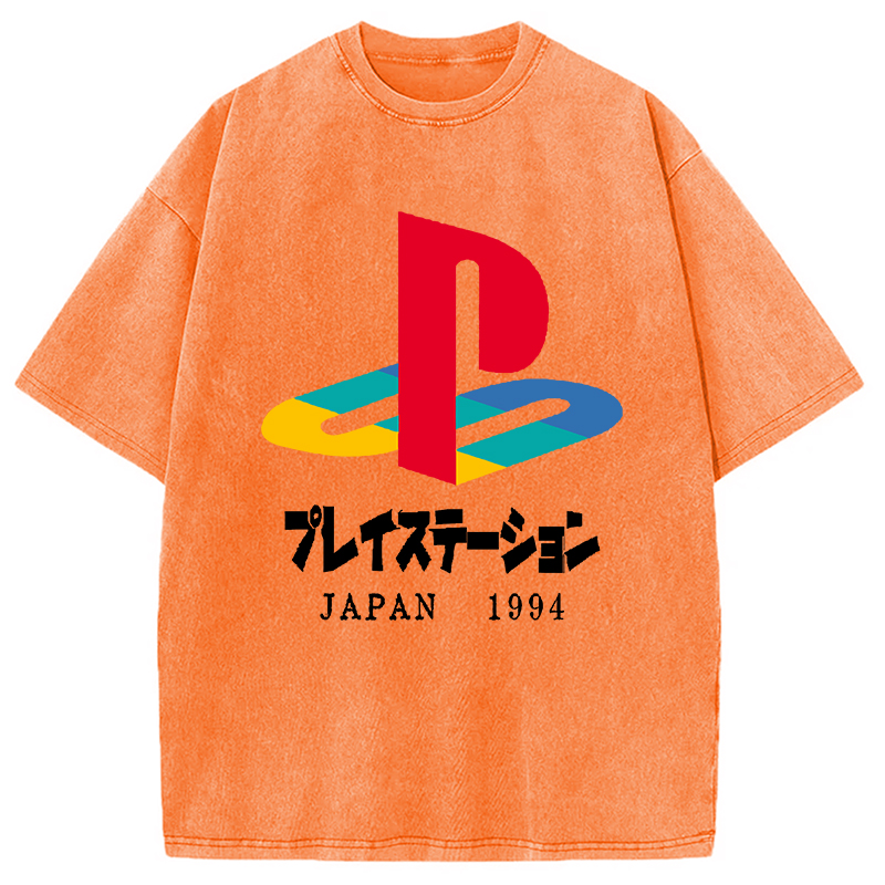 Sony Playstation Japanese Washed T-Shirt