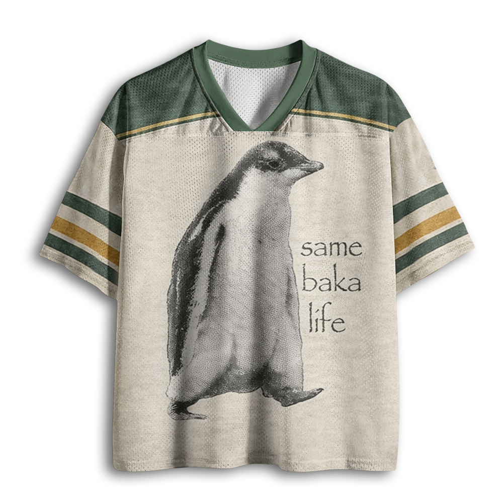 Tokyoviva Penguin Same Baka Life Mesh Jersey