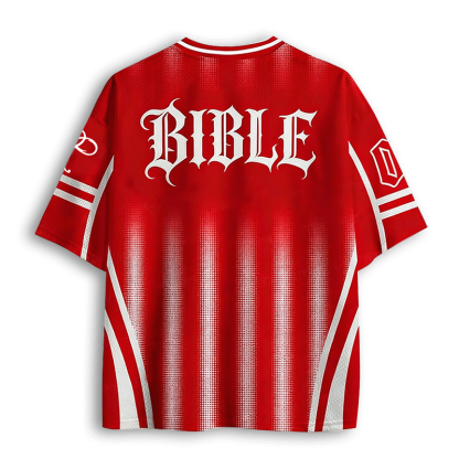 Baddiecat Christian Faith Bible Mesh Jersey