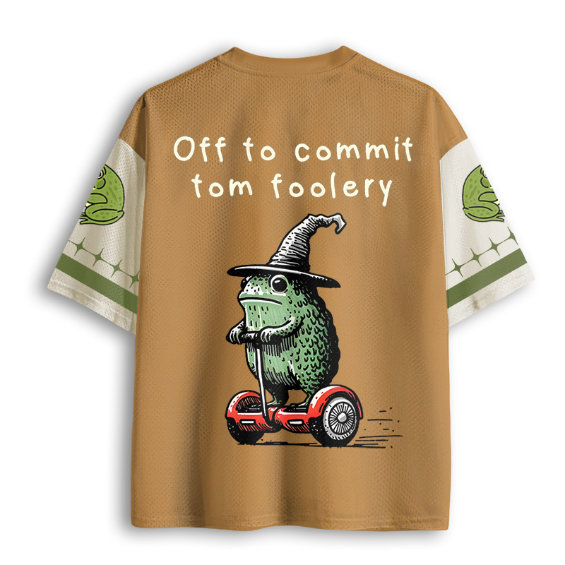 Baddiecat Frog Off To Commit Tom Foolery Mesh Jersey