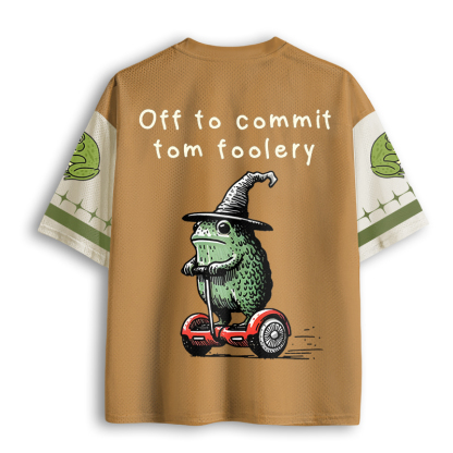 Baddiecat Frog Off To Commit Tom Foolery Mesh Jersey