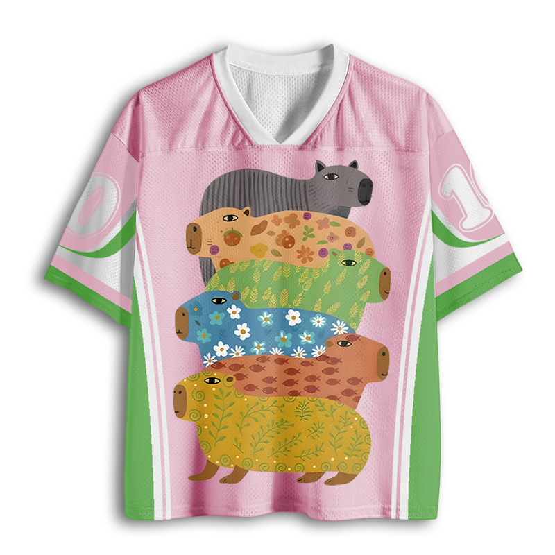 Baddiecat Capybara Mesh Jersey