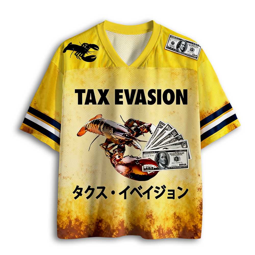 Baddiecat Tax Evasion Funny Mesh Jersey