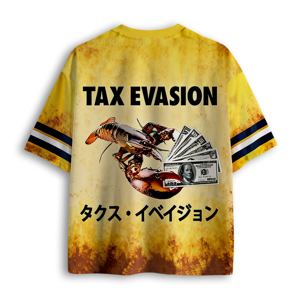 Baddiecat Tax Evasion Funny Mesh Jersey