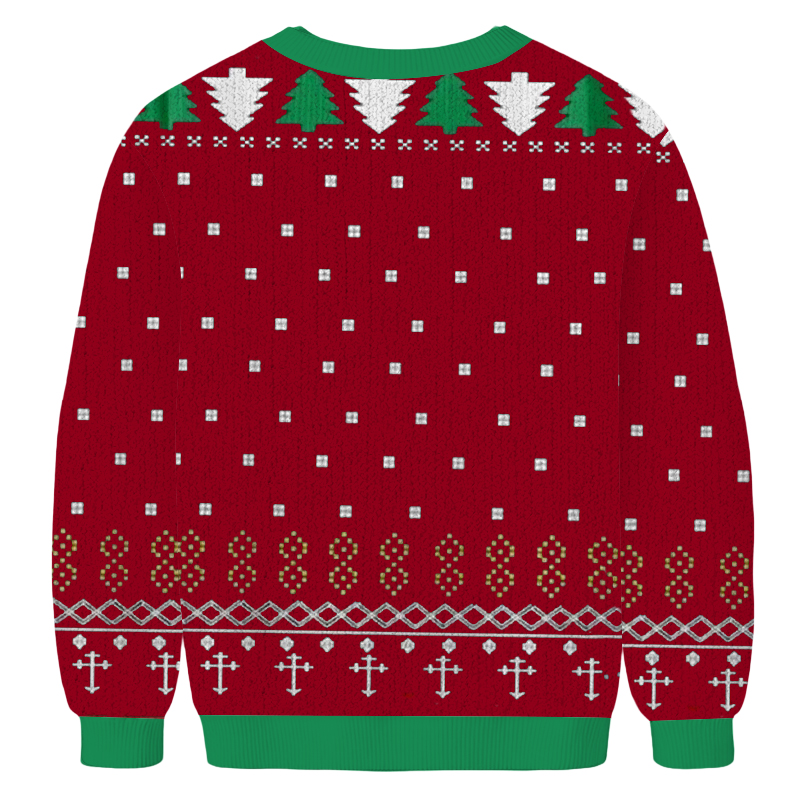 Baddiecat All I Want For Christmas Is BTS Christmas Ugly Sweatshirt