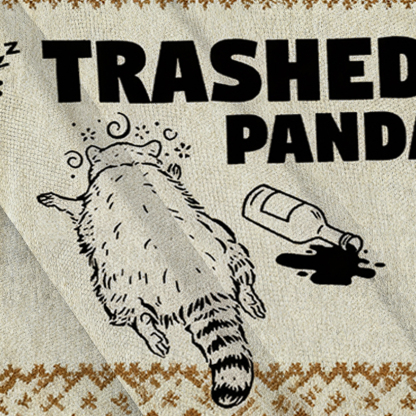 Baddiecat Drunk Raccoon Trash Panda Ugly Sweatshirt