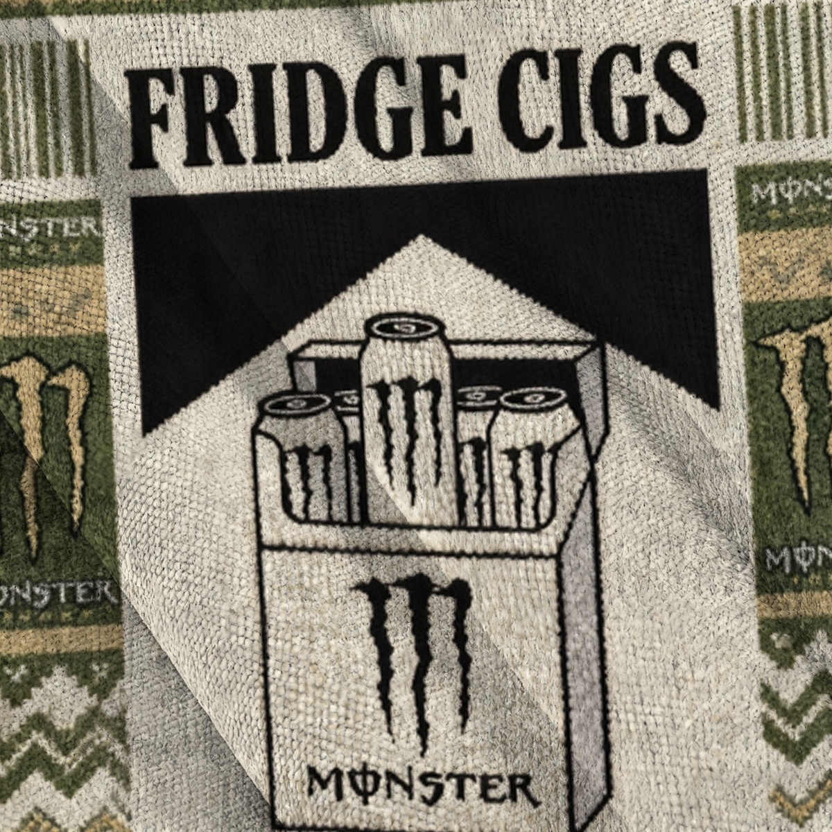 Baddiecat Fridge Cigs Monster Energy Ugly Sweatshirt