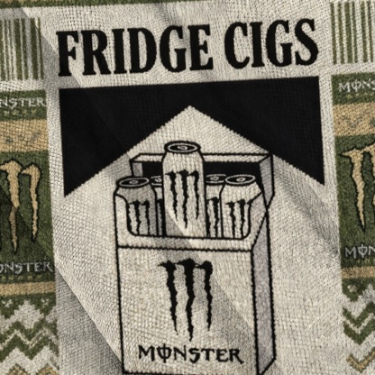 Baddiecat Fridge Cigs Monster Energy Ugly Sweatshirt