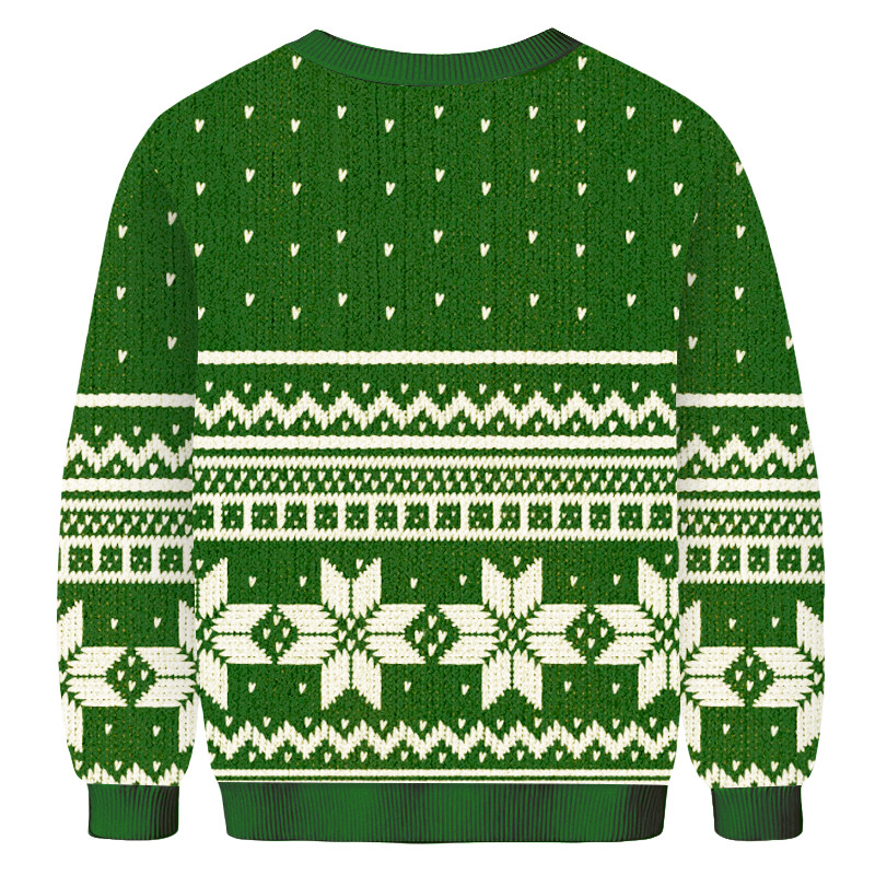 Baddiecat Tax Evasion Christmas Ugly Sweatshirt