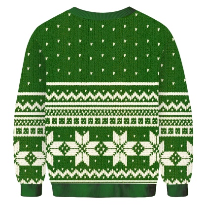 Baddiecat Tax Evasion Christmas Ugly Sweatshirt