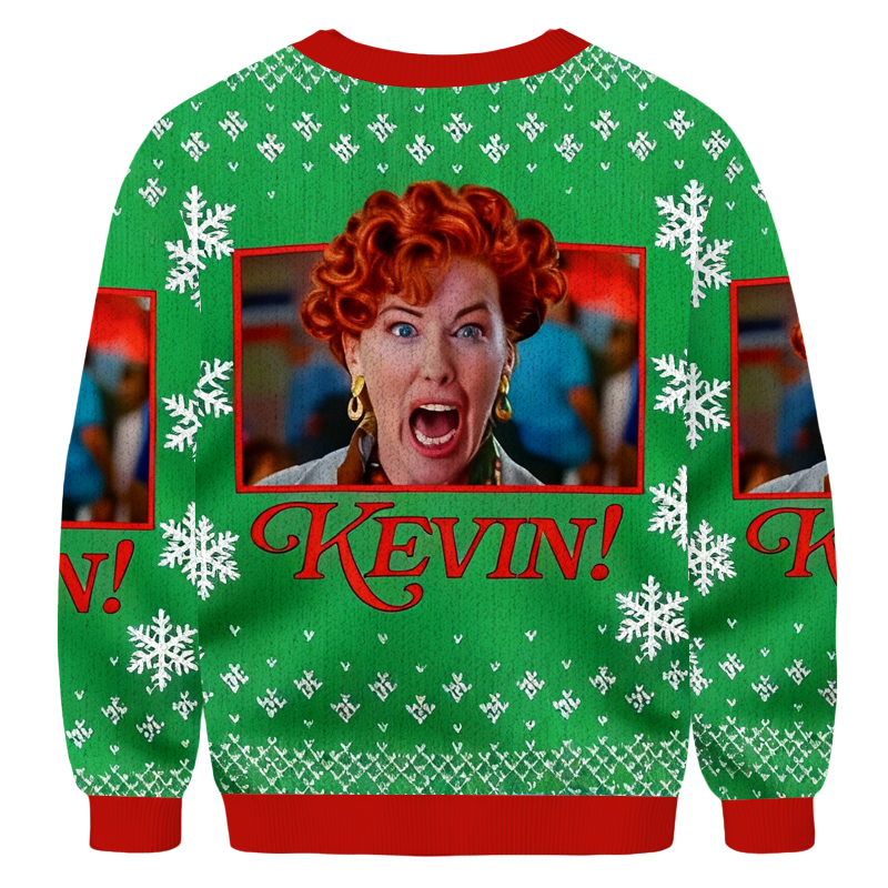 Baddiecat Kevin Christmas Ugly Sweatshirt
