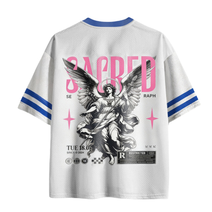 Baddiecat God Christian Faith Mesh Jersey