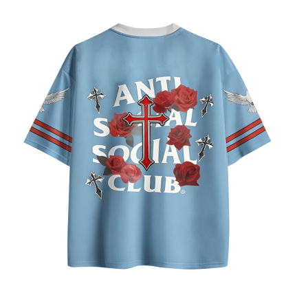 Baddiecat Anti Social ClubChristian Faith Mesh Jersey