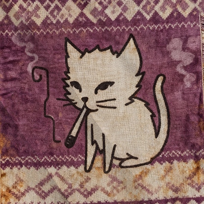 Baddiecat Cat Smoking Ugly Sweatshirt