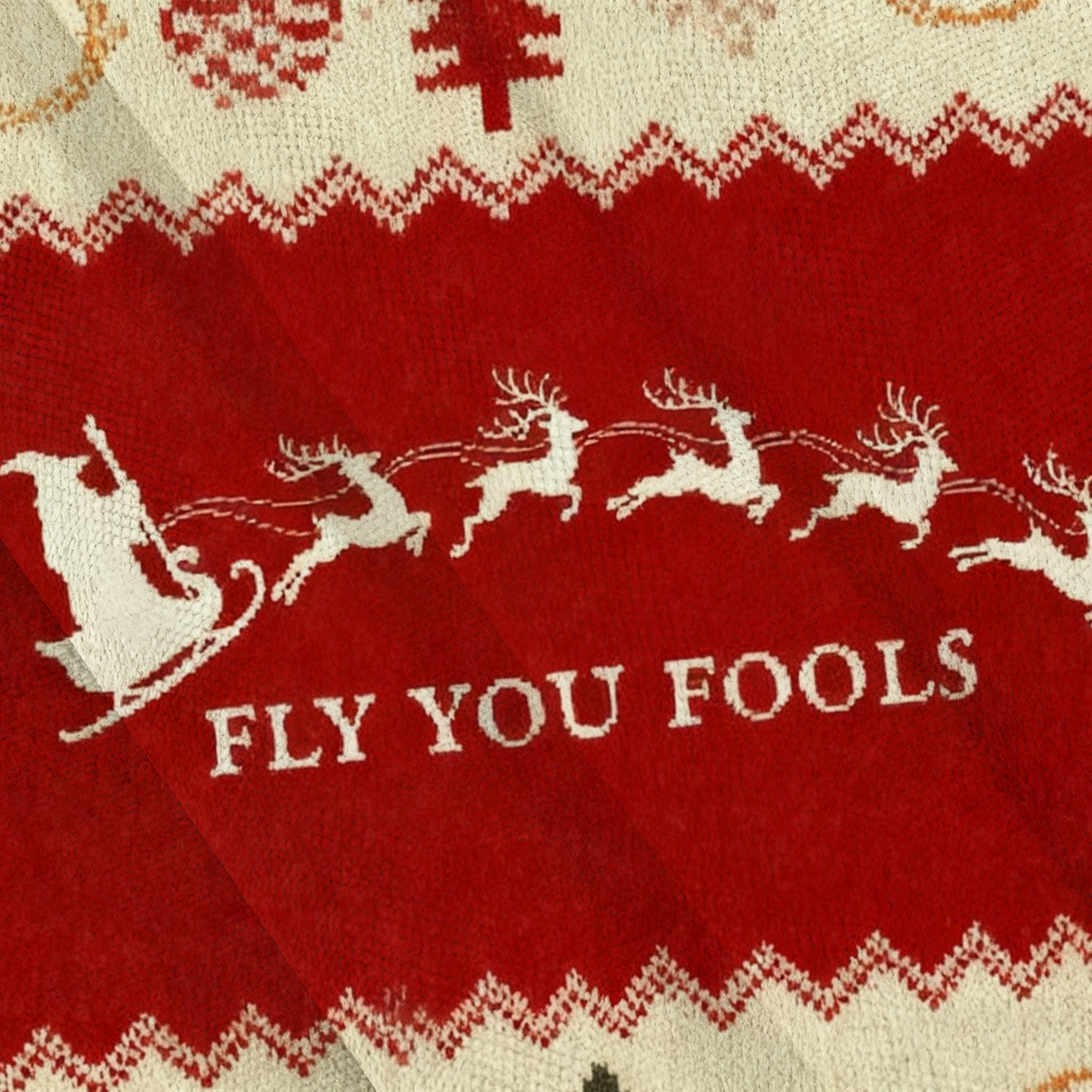 Baddiecat LOTR Fly You Fools Funny Christmas Ugly Sweatshirt