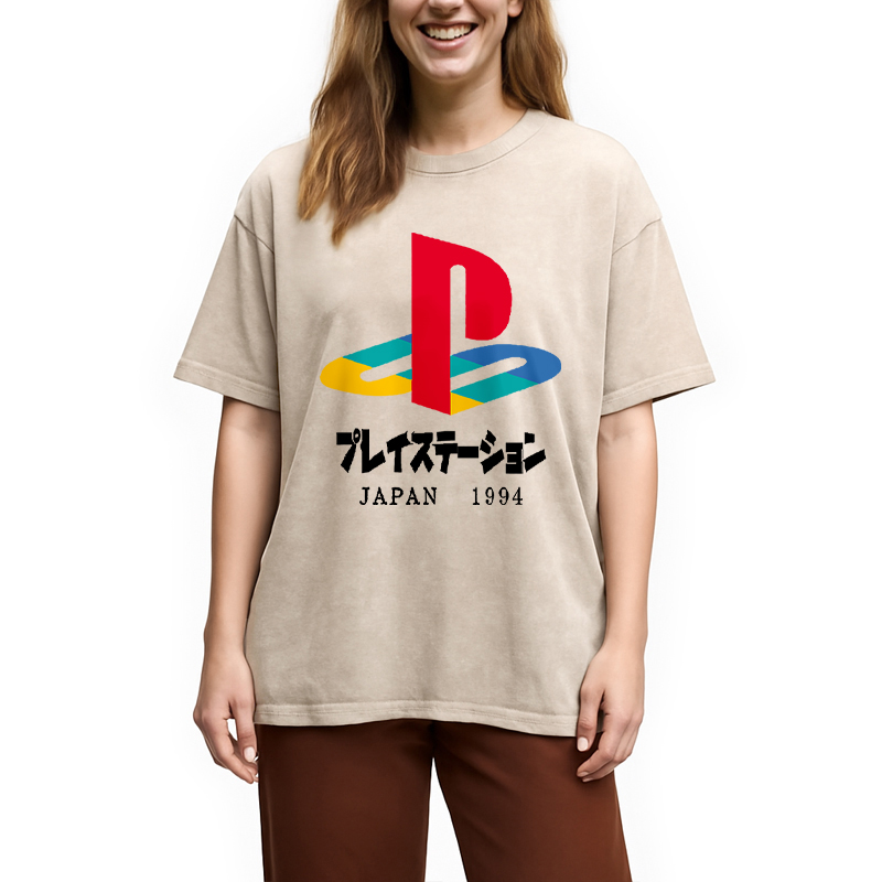 Sony Playstation Japanese Washed T-Shirt