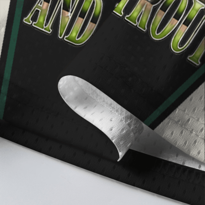 Baddiecat Fish Around And Find Trout Mesh Jersey