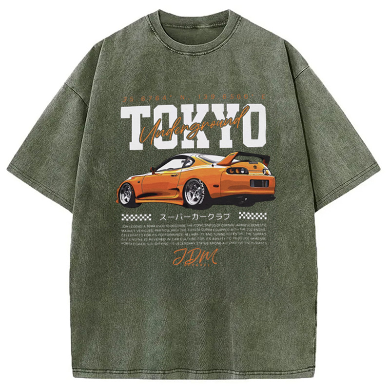 Tokyo JDM Style Car Washed T-Shirt