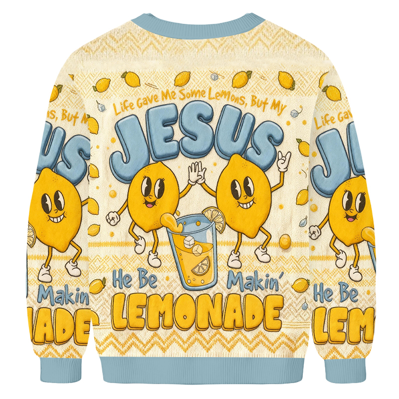 Baddiecat He Be Makin' Lemonade Ugly Sweatshirt