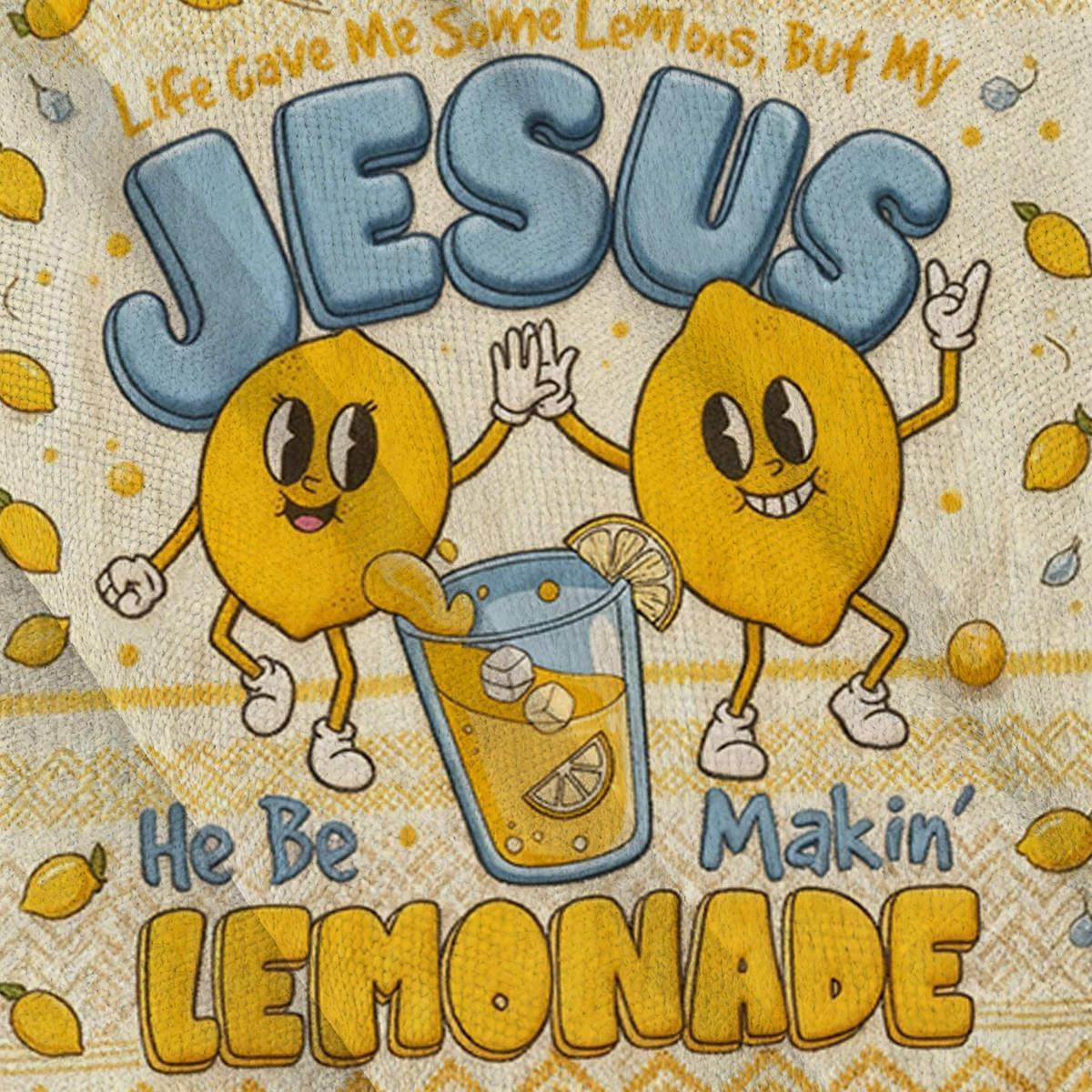 Baddiecat He Be Makin' Lemonade Ugly Sweatshirt