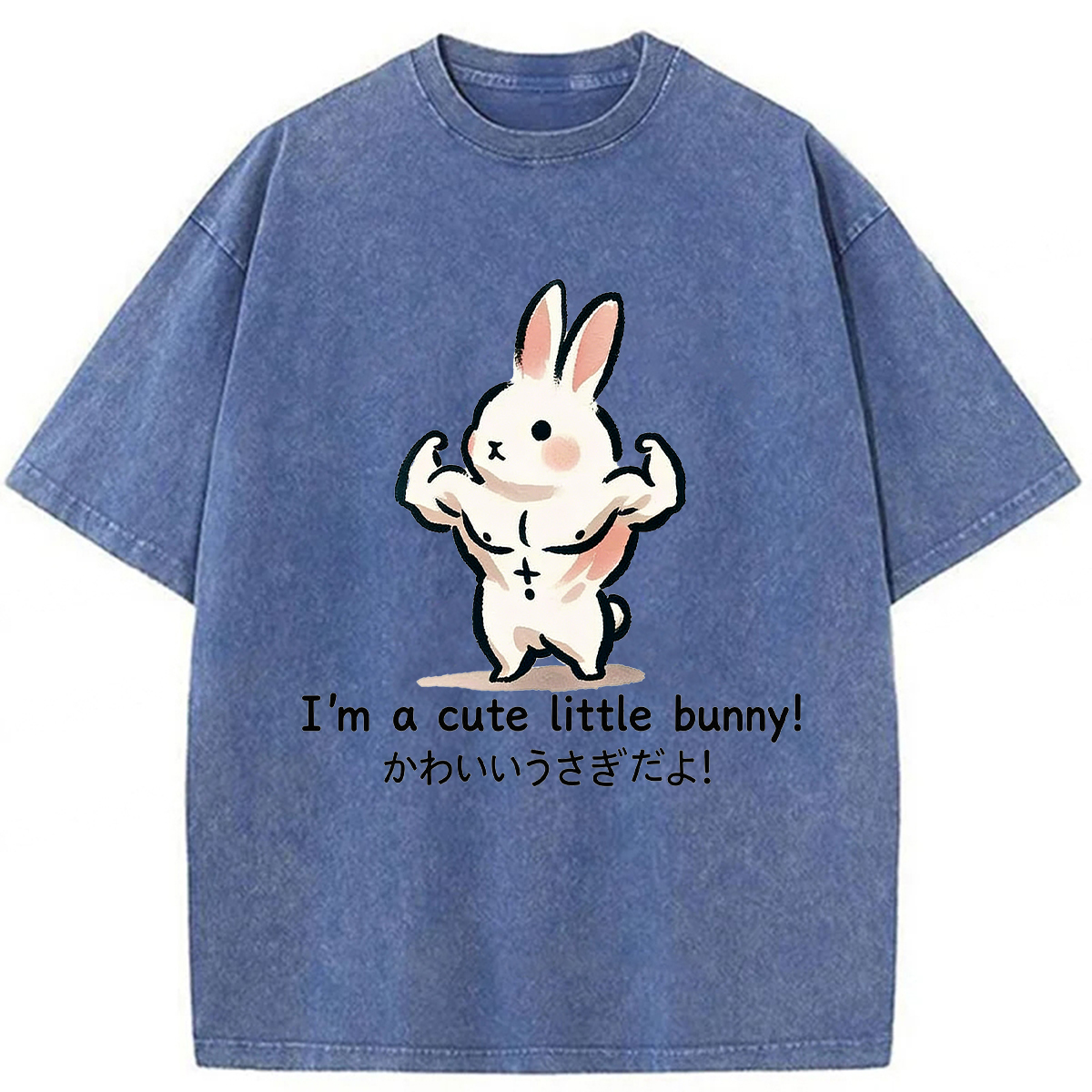 Tokyoviva Muscular Rabbit Washed T-Shirt