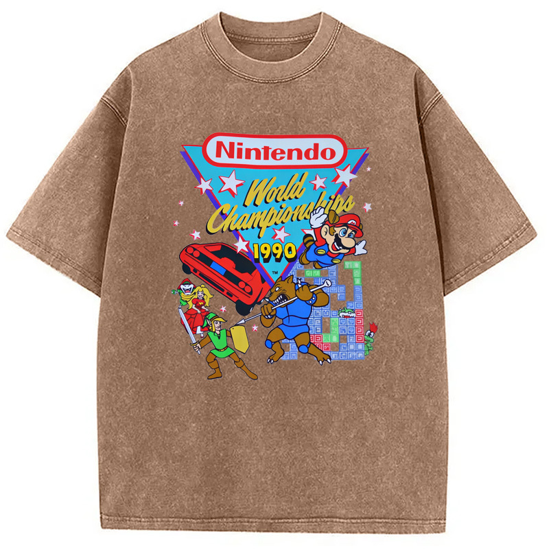 Nintendo 1990 World Championships Washed T-Shirt