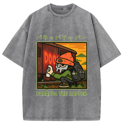 PaRappa the Rapper MF DOOM Washed T-Shirt