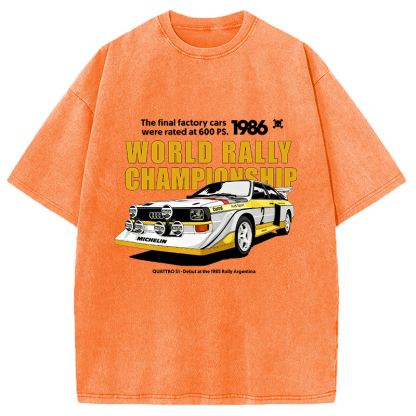 1986 World Rally Championship Washed T-Shirt