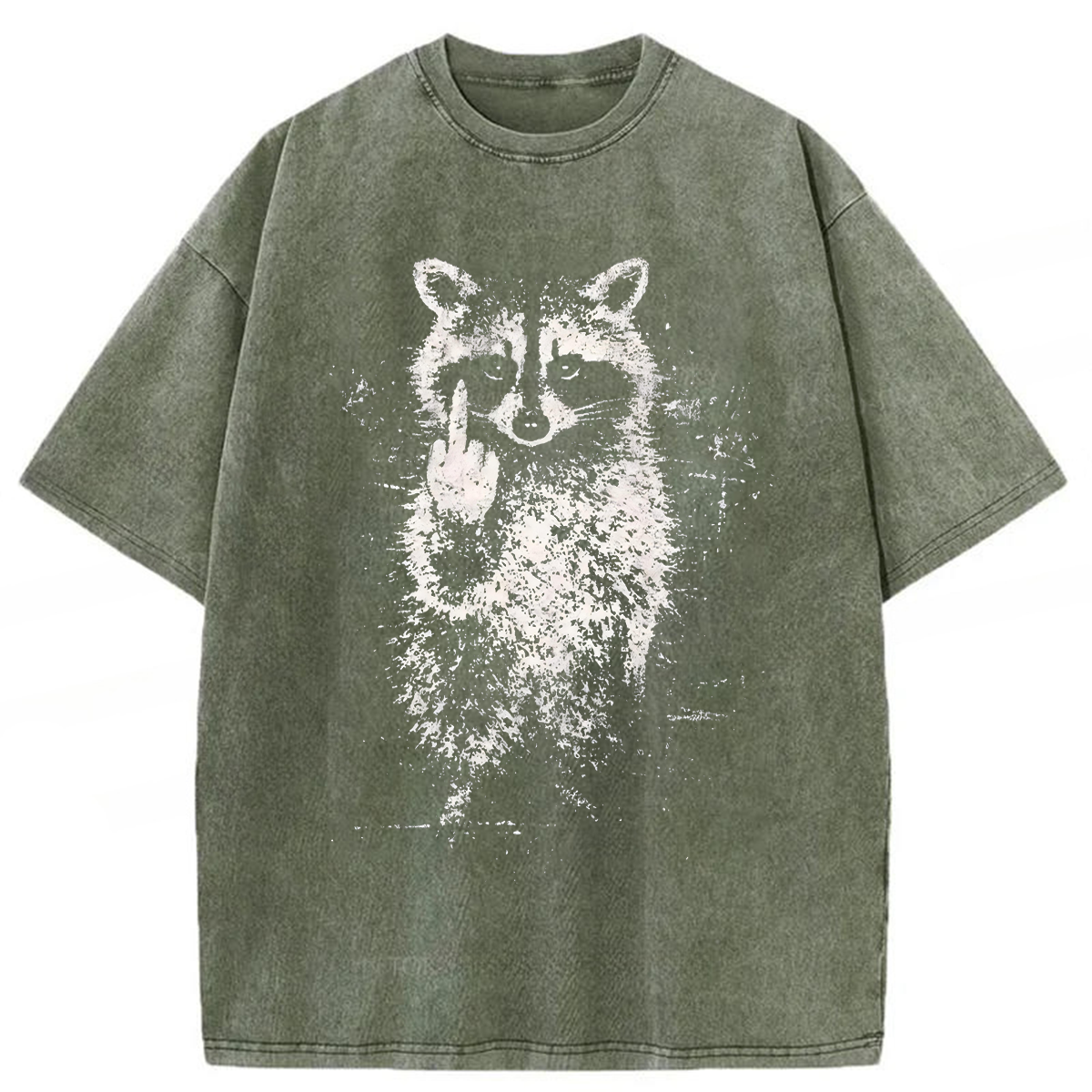 Tokyoviva Funny Sarcasm Raccoon Washed T-shirt