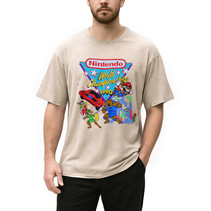 Nintendo 1990 World Championships Washed T-Shirt
