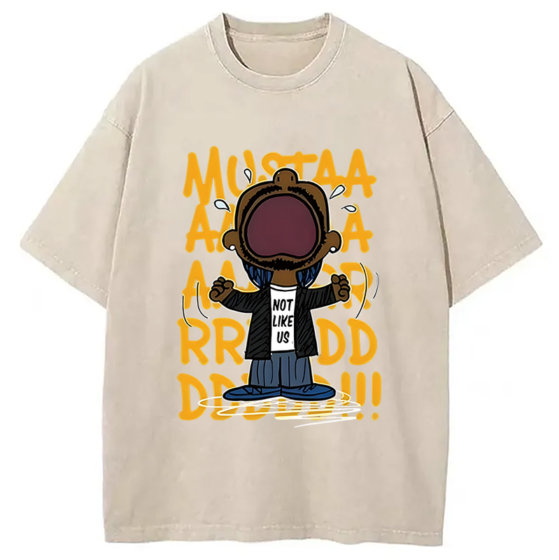 Kendrick Mustard Lamar Rapper Washed T-Shirt