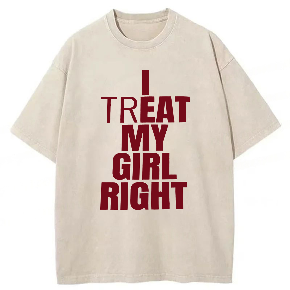 Tokyoviva I Treat My Girl Right Washed T-shirt