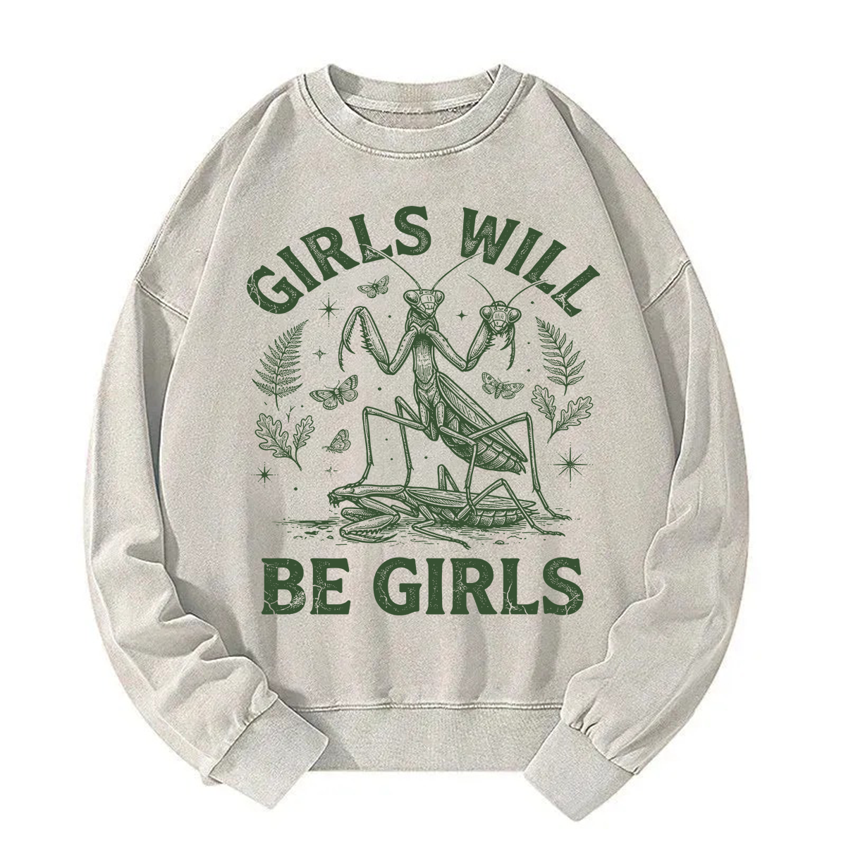 Tokyoviva Girls Will Be Girls Mantis Sweatshirt