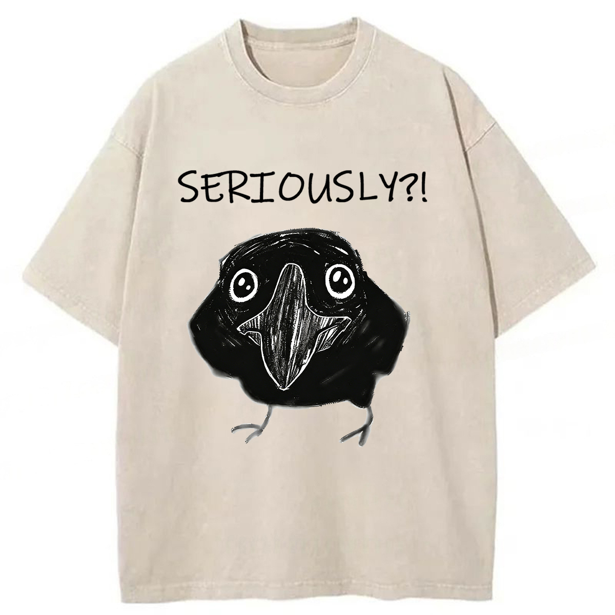 Tokyoviva Suspicious Crow Washed T-shirt