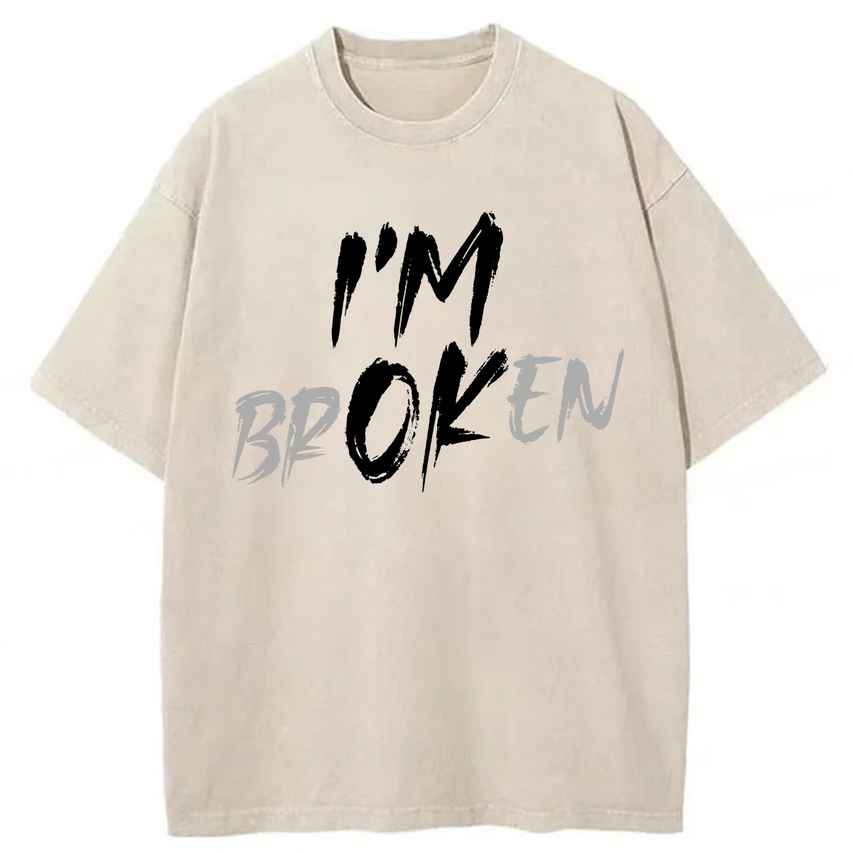 Tokyoviva I'm Broken Washed T-shirt