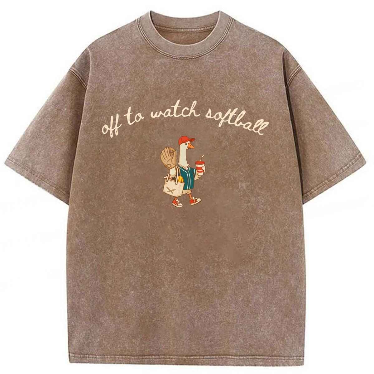 Tokyoviva Off To Watch Softball Washed T-shirt