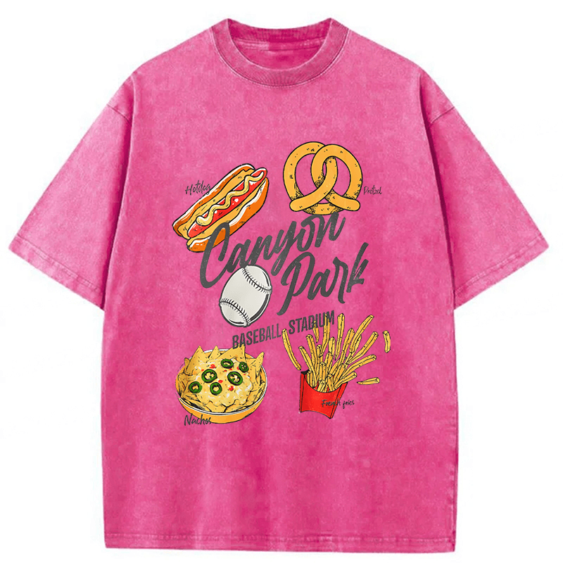 Tokyoviva Stadium Snacks Washed T-shirt