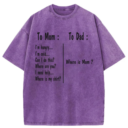 Tokyoviva Funny Family Humor Washed T-shirt
