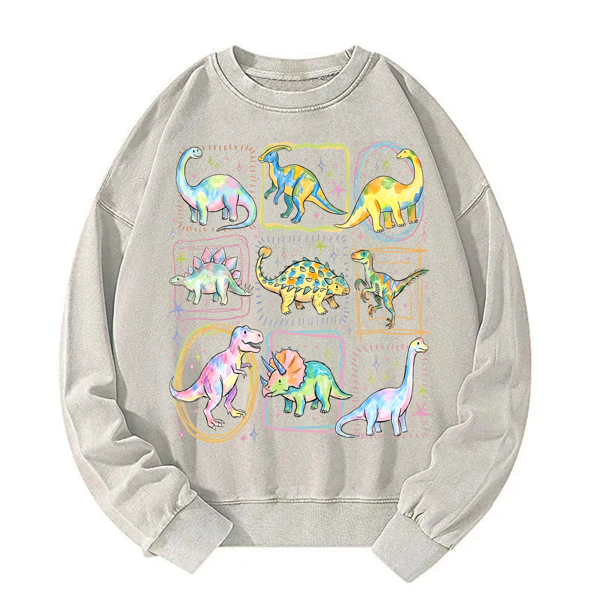 Tokyoviva Dinosaur Club Washed Sweatshirt