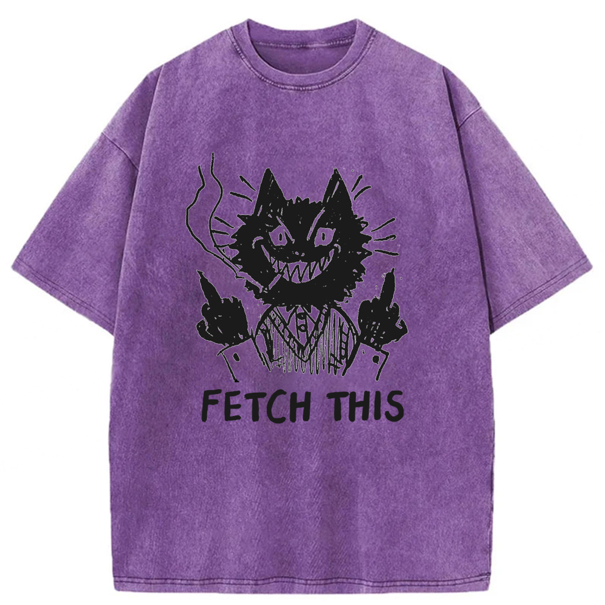 Tokyoviva Fetch This Cat Washed T-Shirt