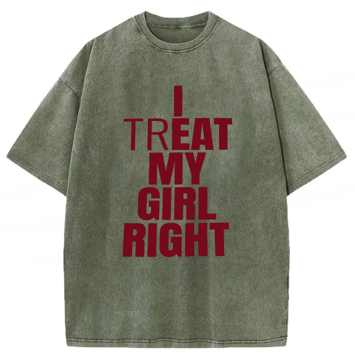 Tokyoviva I Treat My Girl Right Washed T-shirt