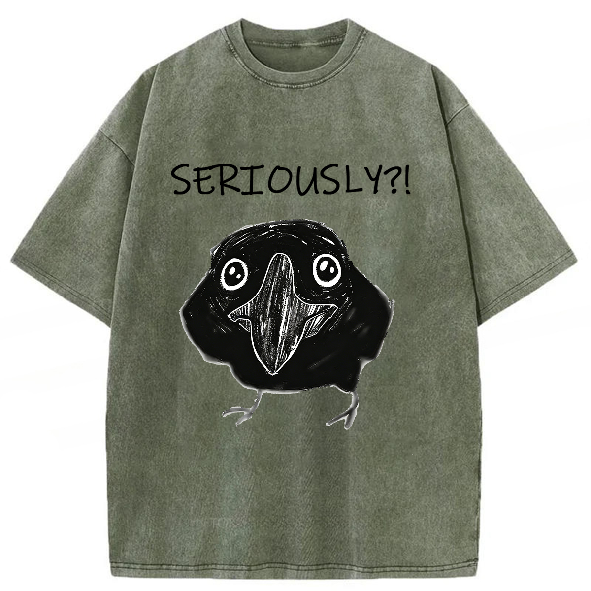 Tokyoviva Suspicious Crow Washed T-shirt
