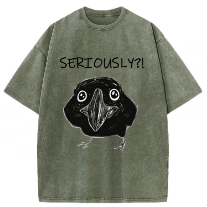 Tokyoviva Suspicious Crow Washed T-shirt