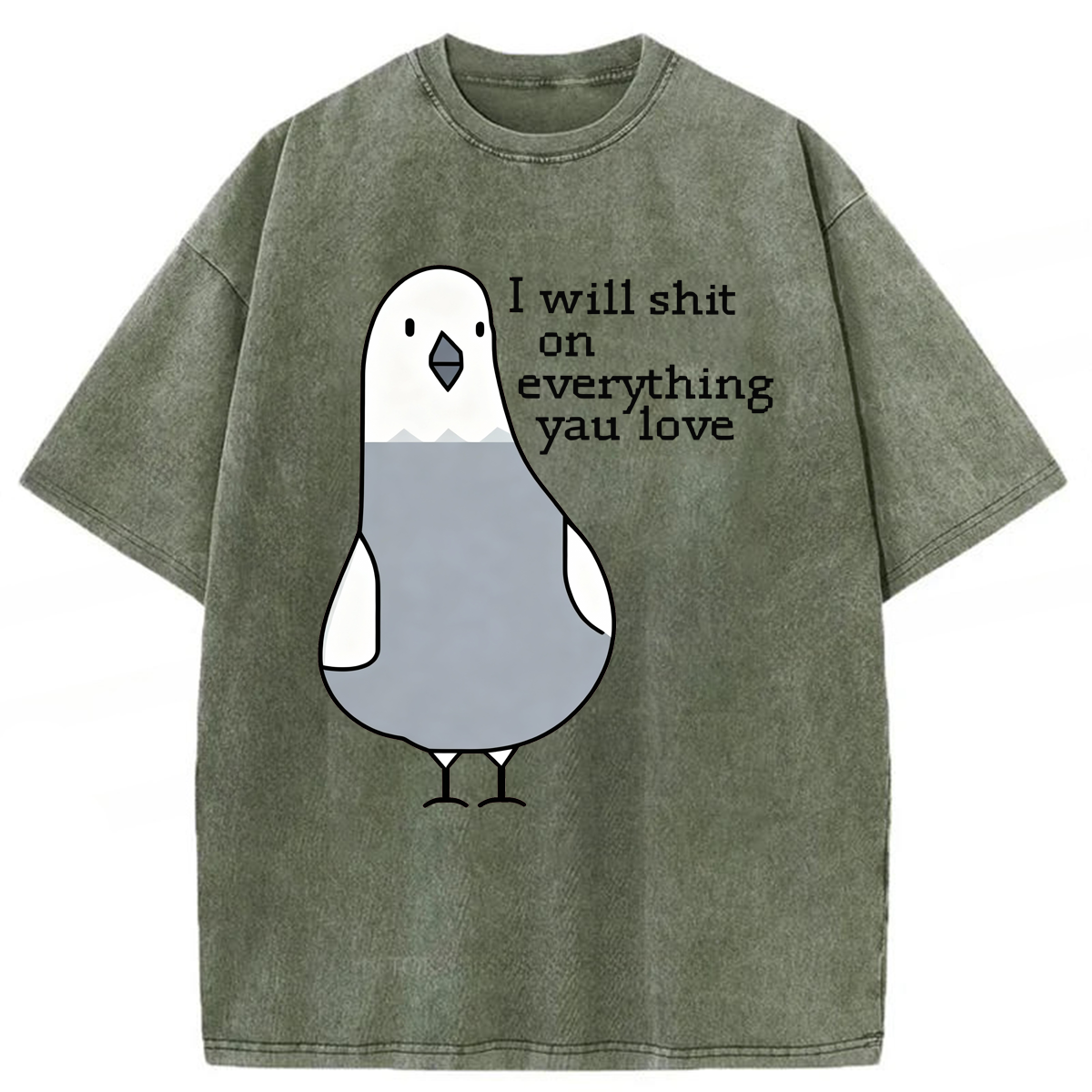 Tokyoviva I Will Shit On Everything You Love Washed T-shirt