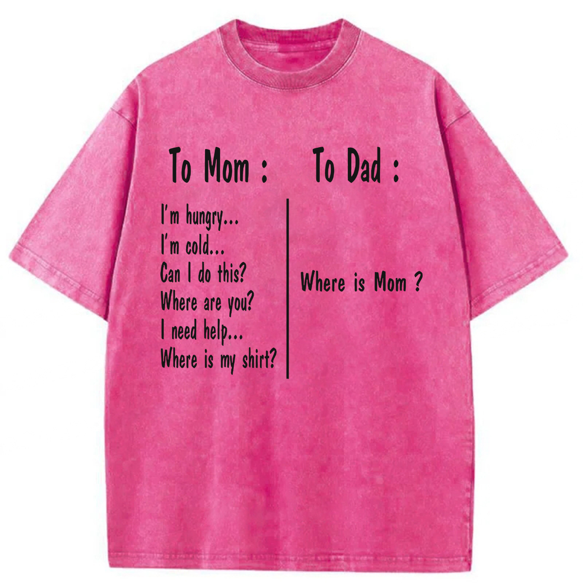 Tokyoviva Funny Family Humor Washed T-shirt