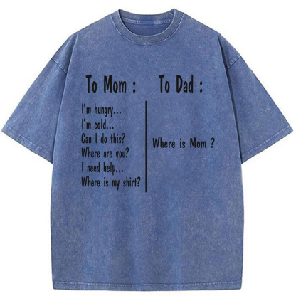 Tokyoviva Funny Family Humor Washed T-shirt