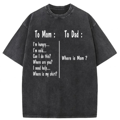 Tokyoviva Funny Family Humor Washed T-shirt